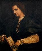 Andrea del Sarto, Portrait of a Lady with a Book
